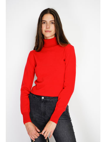 William de Faye Rollkragenpullover in Rot