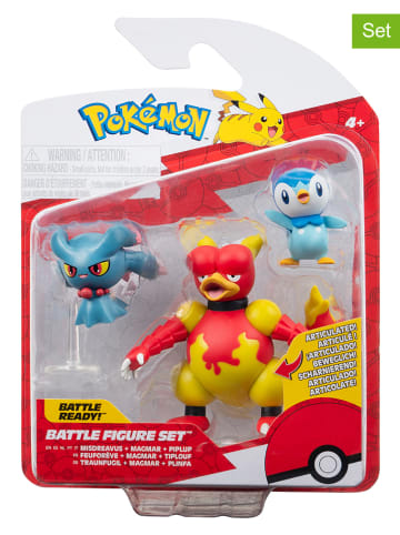 Squishmallows 3-częściowy zestaw "Pokémon" do zabawy - 6+