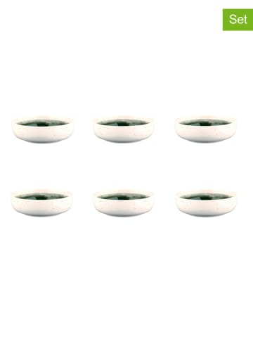 Björn Miski śniadaniowe (6 szt.) "Oxygen" w kolorze zielonym - Ø 13 cm