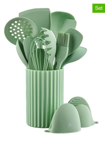 Björn 15-delige keukenhulpjesset "Ivar" groen