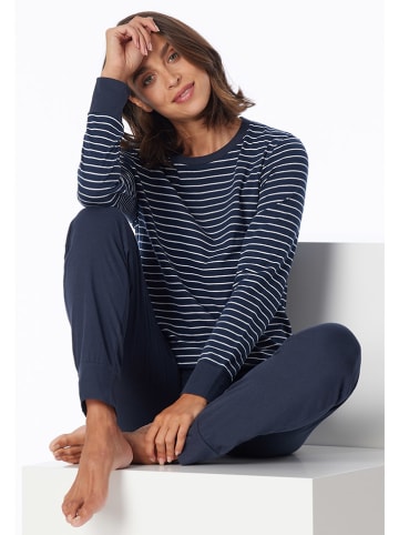 UNCOVER BY SCHIESSER Pyjama donkerblauw