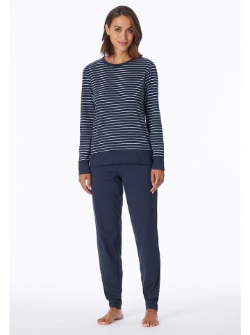 UNCOVER BY SCHIESSER Pyjama in Dunkelblau