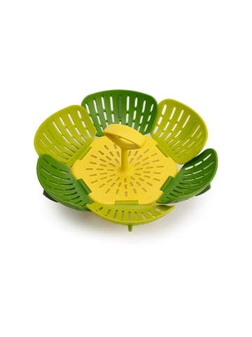 JosephJoseph Stoomgaarinzet groen/geel - Ø 16 cm