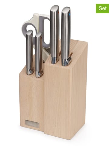 JosephJoseph 6-delig messenblokset naturel/zilverkleurig