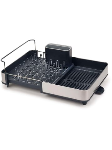 JosephJoseph Ociekacz ''ExtendSteel'' w kolorze srebrno-czarnym - 35,3 x 16,7 x 34 cm