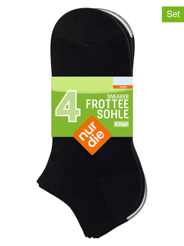 Nur Die 4er-Set: Socken in Schwarz