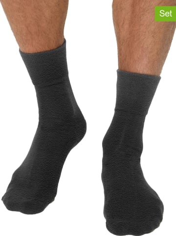 Nur Die Skarpety (2 pary) w kolorze antracytowym