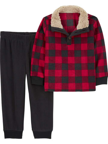 carter's 2-częściowy zestaw w kolorze czerwono-czarnym