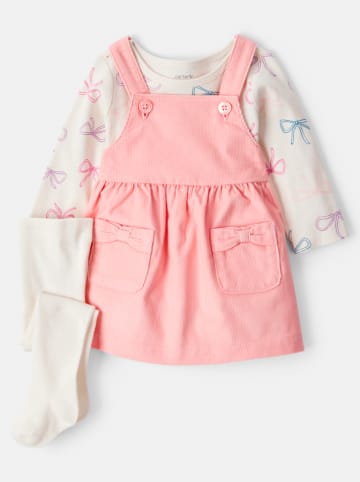 carter's 2-delige outfit lichtroze/crème