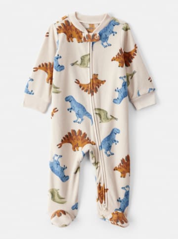 carter's Śpioszki w kolorze niebiesko-beżowo-jasnobrązowym