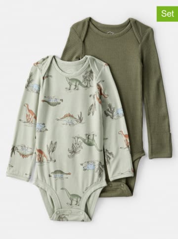 carter's Body (2 szt.) w kolorze khaki