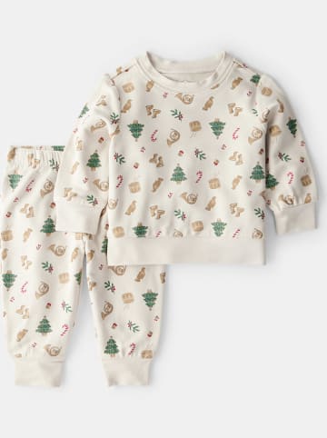 carter's 2-delige outfit crème