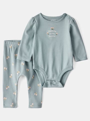 carter's 2-delige outfit groen
