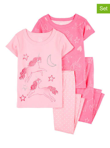 carter's 2er-Set: Pyjamas in Pink/ Rosa