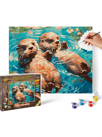 Schipper Malen-Nach-Zahlen-Malset "Otterpärchen" - ab 12 Jahren