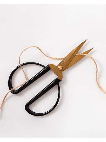 folia PAPER Bastelschere in Gold/ Schwarz - (L)14,5 cm