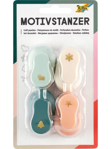 folia PAPER 4er-Set: Motivstanzer - ab 5 Jahren