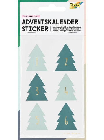 folia PAPER Adventskalendersticker "Christmas Tree" - ab 5 Jahren