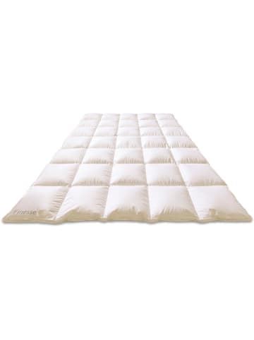 Sanders-Kauffmann Winter-doorgestikt dekbed "Finesse" wit - (L)200 x (B)135 cm