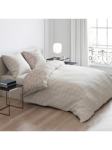 Cacharel Flanellen beddengoedset beige/crème