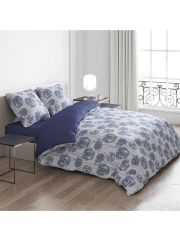 Cacharel textiles Komplet pościeli satynowej w kolorze niebieskim