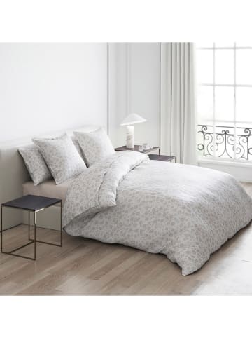 Cacharel textiles Satin-Bettwäsche-Set "Eglantine" in Weiß/ Beige