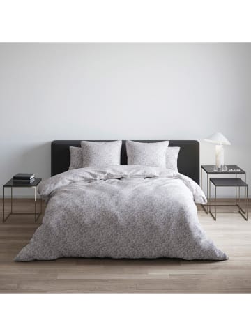 Cacharel Komplet pościeli satynowej "Floraison de Roses" w kolorze fioletowo-białym