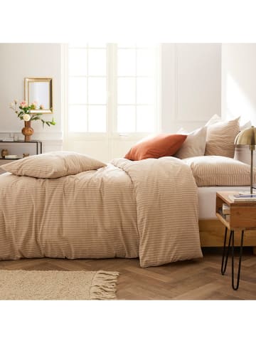 Cacharel textiles Satin-Bettwäsche-Set in Beige