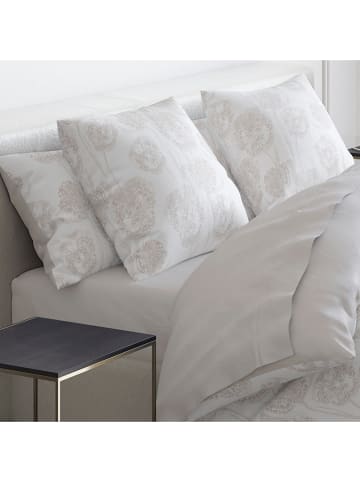 Cacharel Satin-Spannbettlaken "Uni" in Taupe