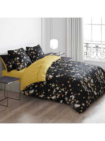 Cacharel textiles Satin-Bettlaken "Uni" in Gelb