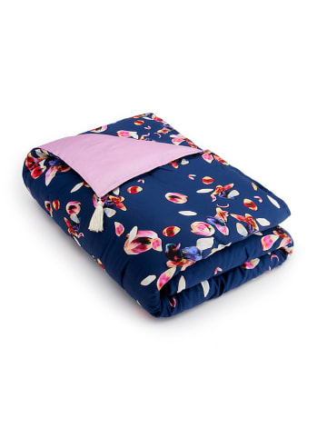 Cacharel textiles Satin-Überwurf "Aurore" in Blau/ Rosa