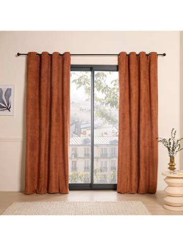 Cacharel textiles Zasłona "Casablanca" w kolorze pomarańczowym