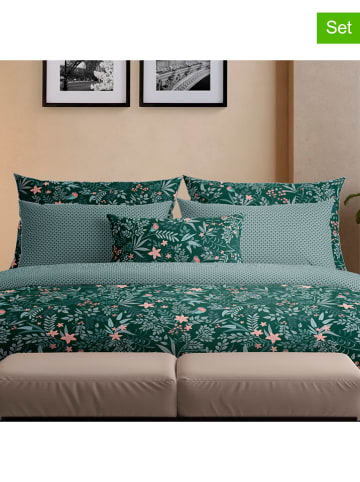 Cacharel Satynowe poszewki (2 szt.) w kolorze zielonym na poduszkę