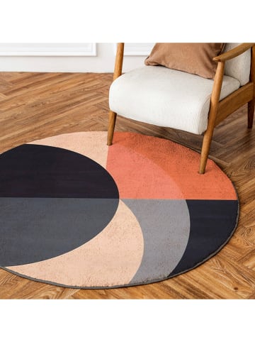 Cacharel textiles Dywan w kolorze pomarańczowo-szaro-czarnym