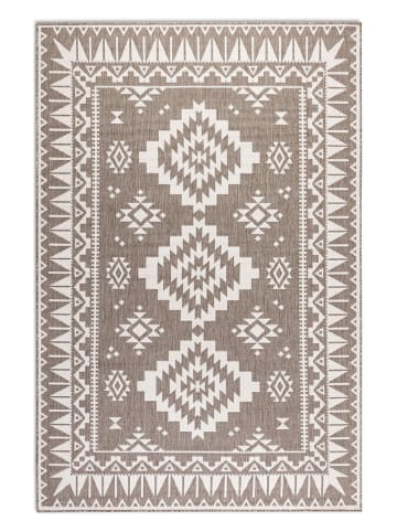 Elle Decoration Indoor-/ Outdoor-Teppich "Dynamic" in Beige/ Weiß
