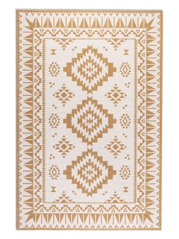 Elle Decoration Indoor-/ Outdoor-Teppich "Gemini" in Ocker