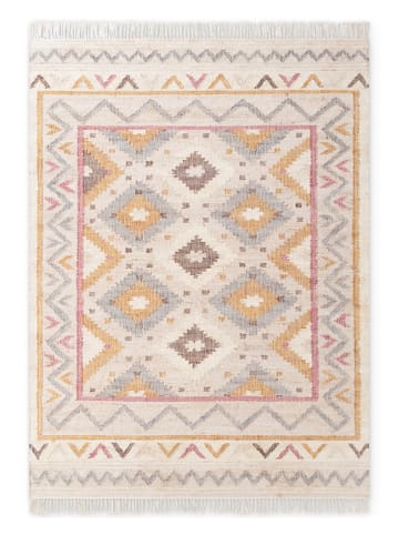 Elle Decoration Jute tapijt "Roya" crème