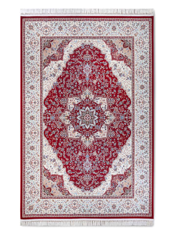 Villeroy & Boch Kurzflor-Teppich ''Etienne'' in Creme/ Rot