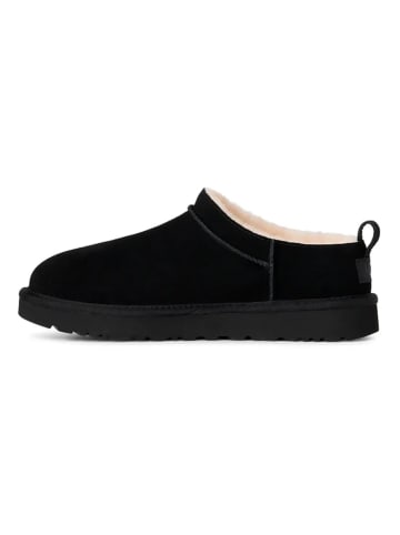 UGG Leder-Ankle-Boots in Schwarz