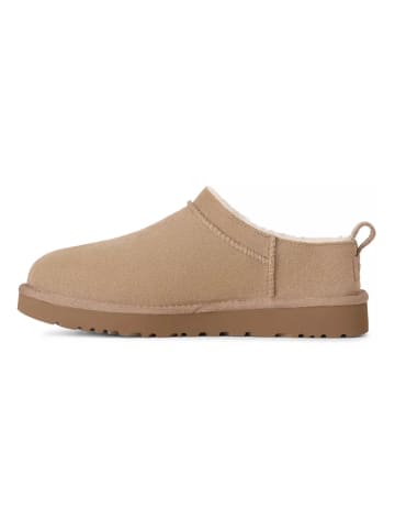 UGG Leder-Ankle-Boots in Beige