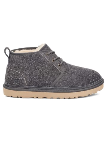 UGG Leder-Boots "Neumel Shaggy" in Grau