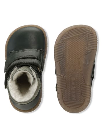 Bundgaard Leder-Winterboots "Rabbit" in Grün