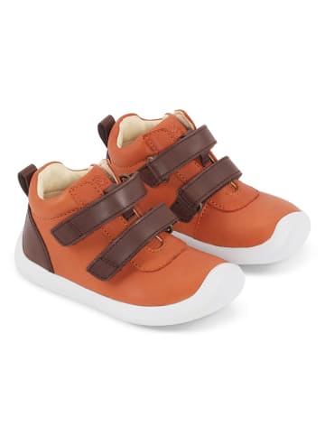 Bundgaard Leder-Sneakers "The Walk Strap Sporty" in Orange