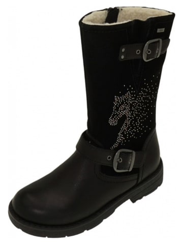 Lurchi Leder-Stiefel in Schwarz