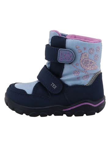 Lurchi Winterstiefel "Kijana" in Dunkelblau/ Hellblau