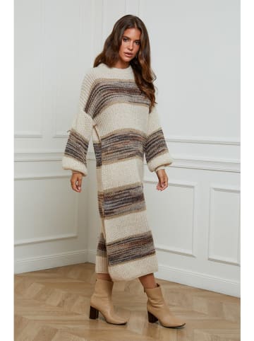 L'armoire de Suzette Strickkleid in Camel/ Beige