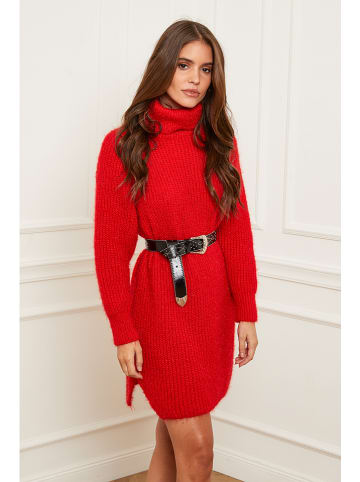 L'armoire de Suzette Sukienka dzianinowa w kolorze czerwonym