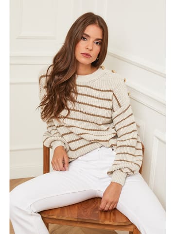 L'armoire de Suzette Sweter w kolorze kremowym