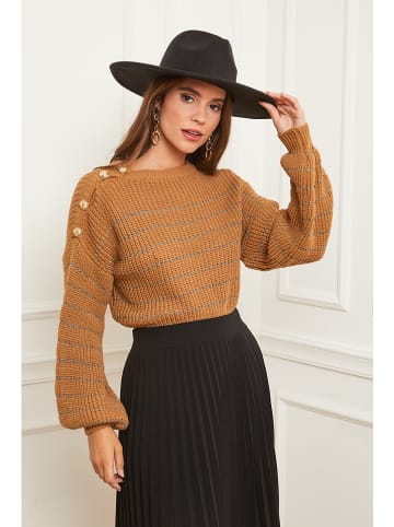 L'armoire de Suzette Sweter w kolorze karmelowym