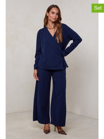 L'armoire de Suzette 2-delige outfit donkerblauw